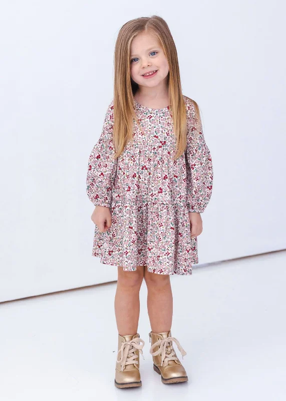 Sunset Picnic Print Knit Dress 6458MI Tunics Stylish modern