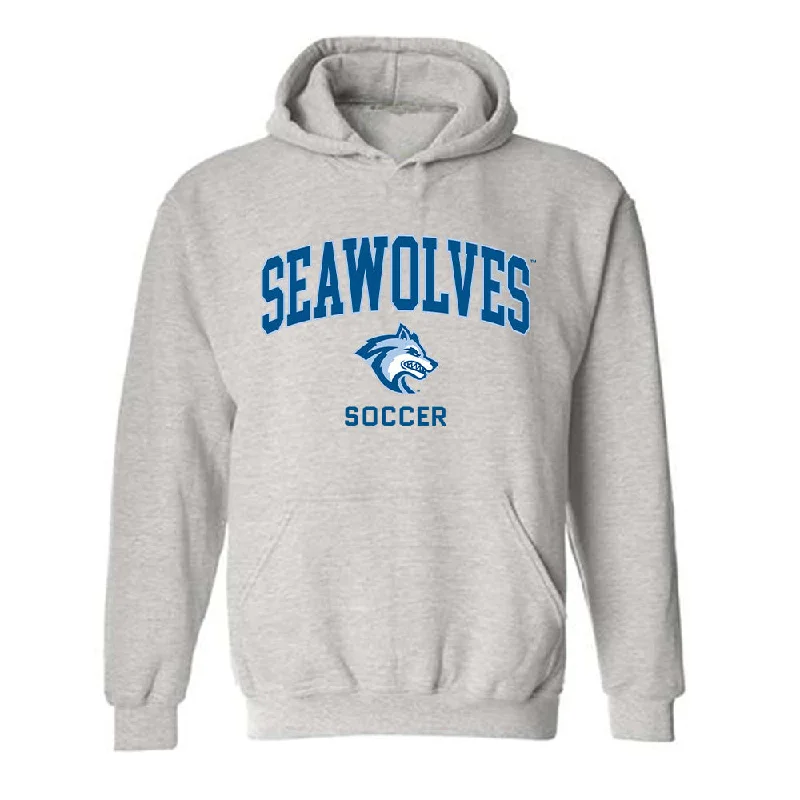 SSU - NCAA Women's Soccer : Ava Ricker - Classic Fashion Shersey Hooded Sweatshirt Hoodie with Zipper Placket Modern Functional SSU - NCAA Women's Soccer : Ava Ricker - Classic Fashion Shersey Hooded Sweatshirt Hoodie with Zipper Placket Modern Functional