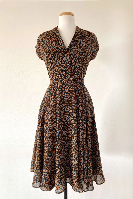 Manette Orange Petit Floral Dress Tunics Favorite customer