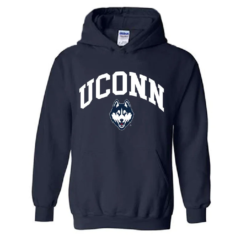 UConn - NCAA Women's Soccer : Lucy Cappadona Hooded Sweatshirt Hoodie Crop Top Short Trendy