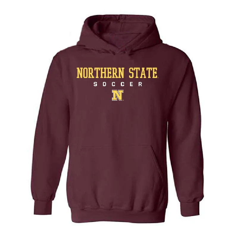 NSU - NCAA Women's Soccer : Abby Missman - Classic Shersey Hooded Sweatshirt Hoodie with Front Slit Layering Stylish