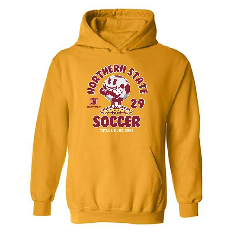 NSU - NCAA Women's Soccer : Taylor Dudzinski - Fashion Shersey Hooded Sweatshirt Hoodie with Snap Buttons Easy Quick NSU - NCAA Women's Soccer : Taylor Dudzinski - Fashion Shersey Hooded Sweatshirt Hoodie with Snap Buttons Easy Quick