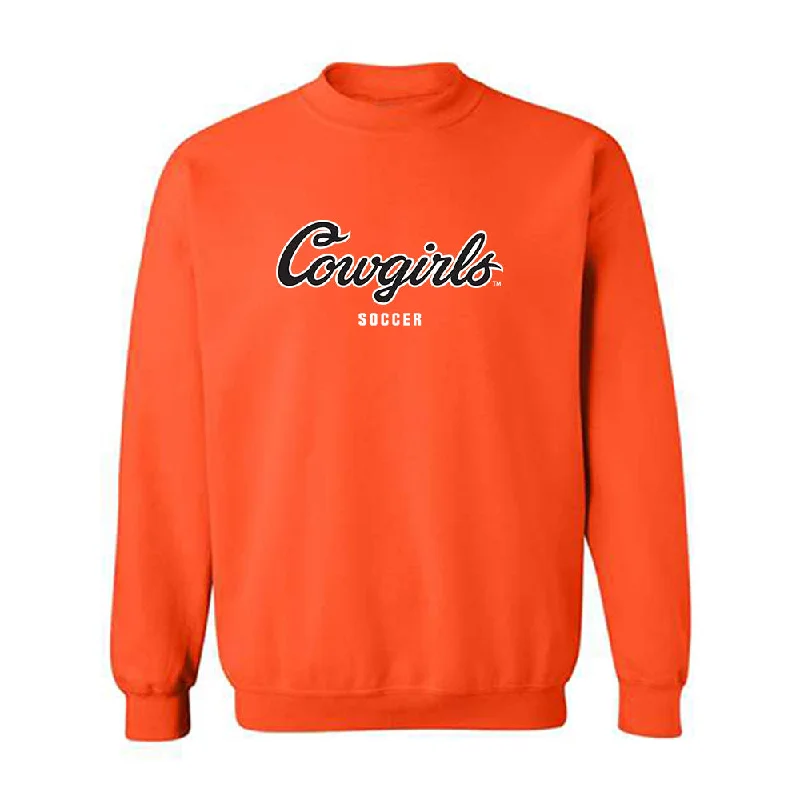 Oklahoma State - NCAA Women's Soccer : Aubrey Wagner - Classic Shersey Crewneck Sweatshirt Hoodie with Set-In Sleeves Structured Classic