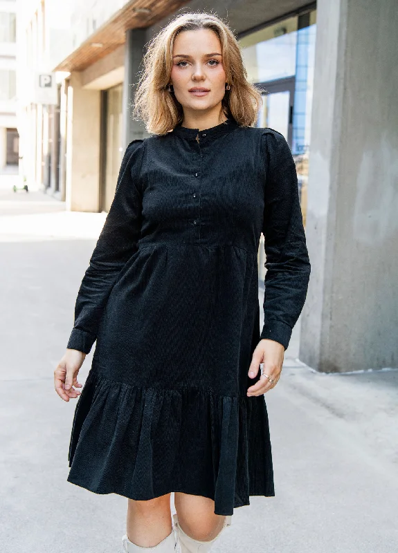 Elizabeth Dress Oil Black Tunics Denim casual