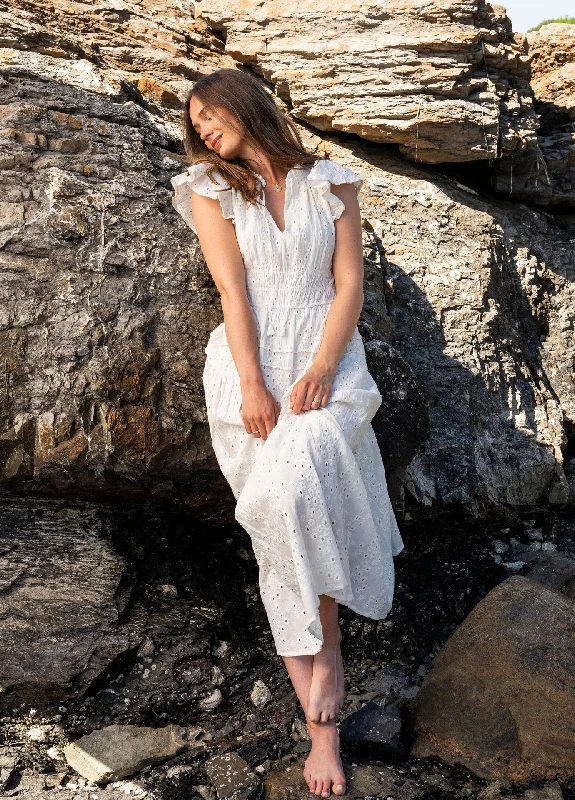 Chloe Dress Ivory Tunics Sophisticated sleek