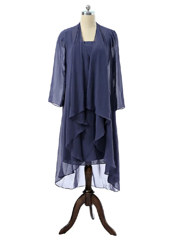 Sheath Chiffon Navy Blue Mother Of The Bride Dresses With Jacket Fleece Jacket Down Jacket Feather Jacket Sheath Chiffon Navy Blue Mother Of The Bride Dresses With Jacket Fleece Jacket Down Jacket Feather Jacket