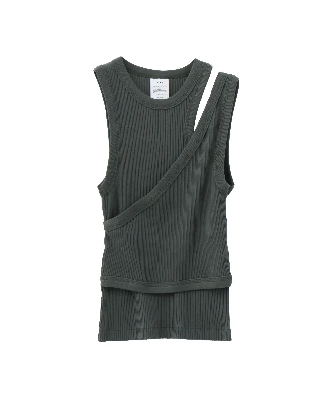 DOUBLE SHOULDER TANK TOP 12375 breathable tank top