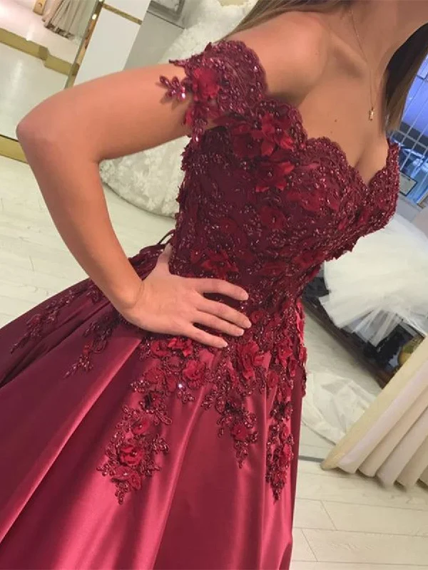Custom Made Off Shoulder Lace Prom Gown, Burgundy/Green Lace Prom Dresses, Formal Dresses Custom Made Off Shoulder Lace Prom Gown, Burgundy/Green Lace Prom Dresses, Formal Dresses