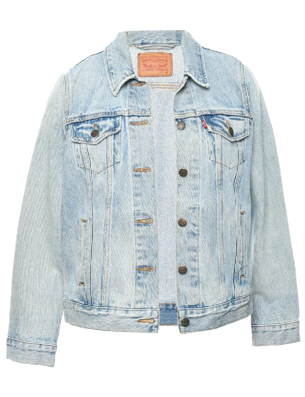 Levi's Denim Jacket - M Herringbone Jacket Houndstooth Jacket Plaid Jacket