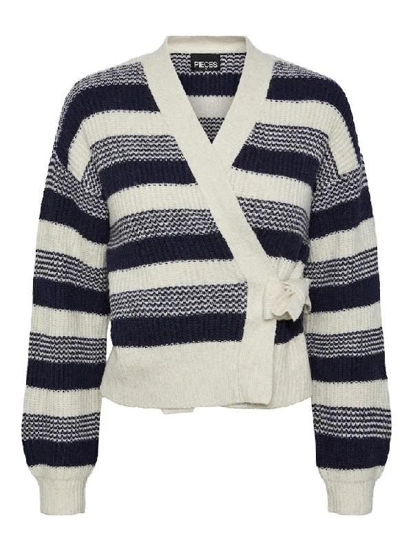 Pieces Fenna - Strik cardigan Welt Pockets Slit Pockets Flap Pockets