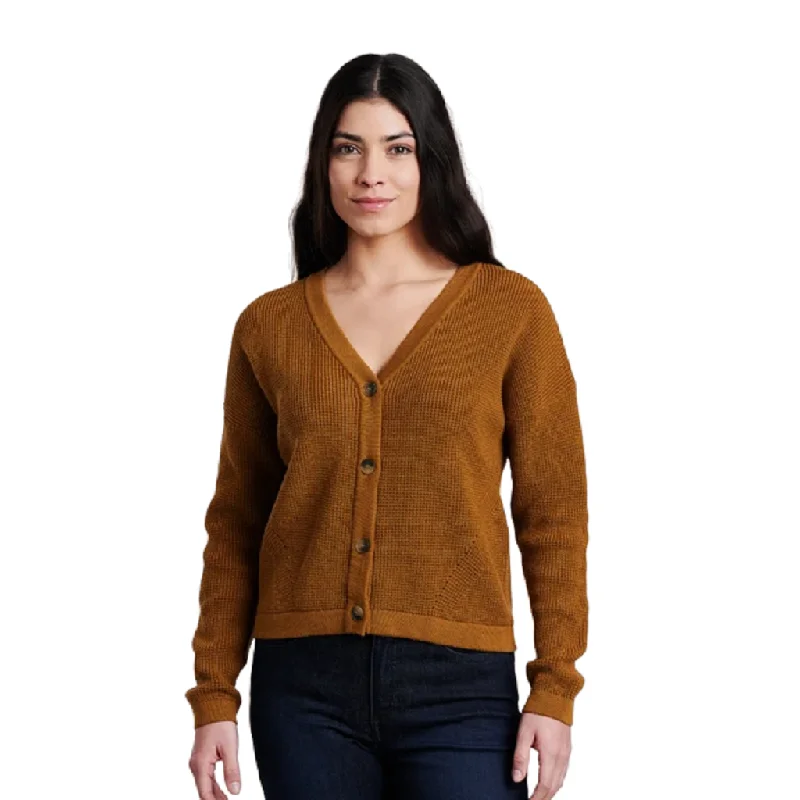 Kuhl Women's Brynn Cardigan Sweater Cashmere Blend Cotton Blend Poly Blend