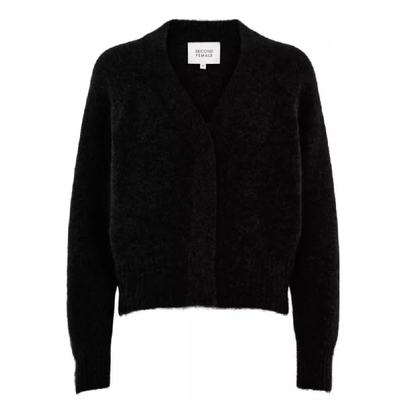 Brook Knit Boxy cardigan Velvet Chenille Corduroy