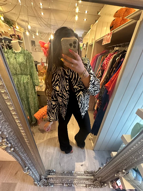 Zebra padded jacket Elasticated Jacket Padded Jacket Insulated Jacket