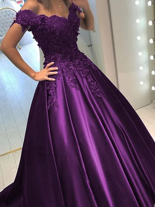 Off Shoulder Green/Purple Lace Prom Dresses, Off the Shoulder Long Lace Formal Evening Dresses Off Shoulder Green/Purple Lace Prom Dresses, Off the Shoulder Long Lace Formal Evening Dresses