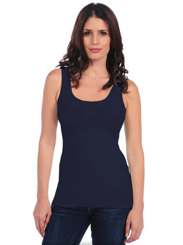 Smooth Tank Storm Gray - Tees By Tina graphic tank top