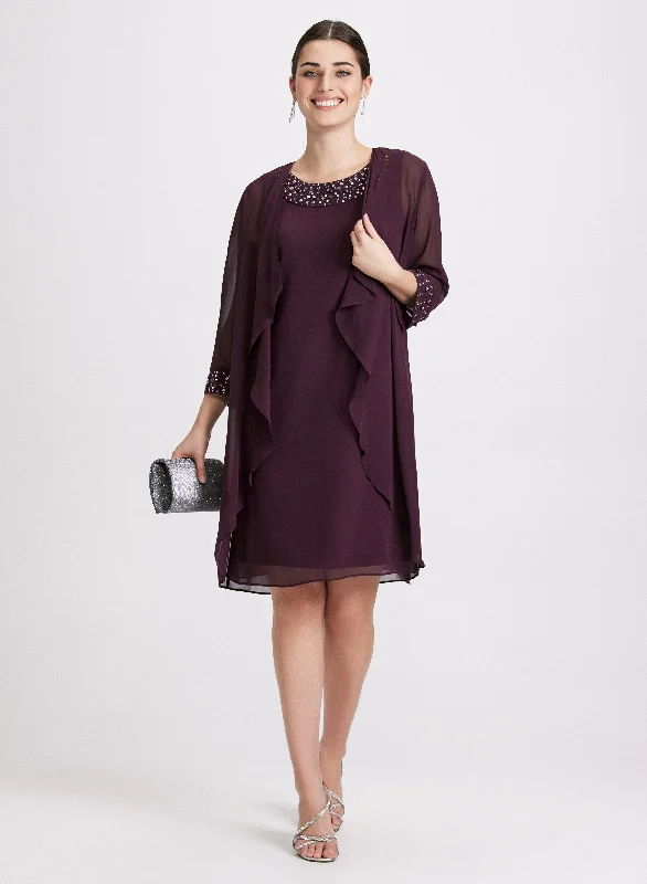 Chiffon Dress & Jacket Quilted Jacket Puffer Jacket Insulated Jacket