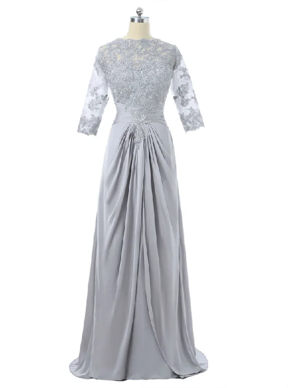 A-line Satin Lace With Jacket Mother Of The Bride Dresses Striped Jacket Polka Dot Jacket Floral Jacket A-line Satin Lace With Jacket Mother Of The Bride Dresses Striped Jacket Polka Dot Jacket Floral Jacket
