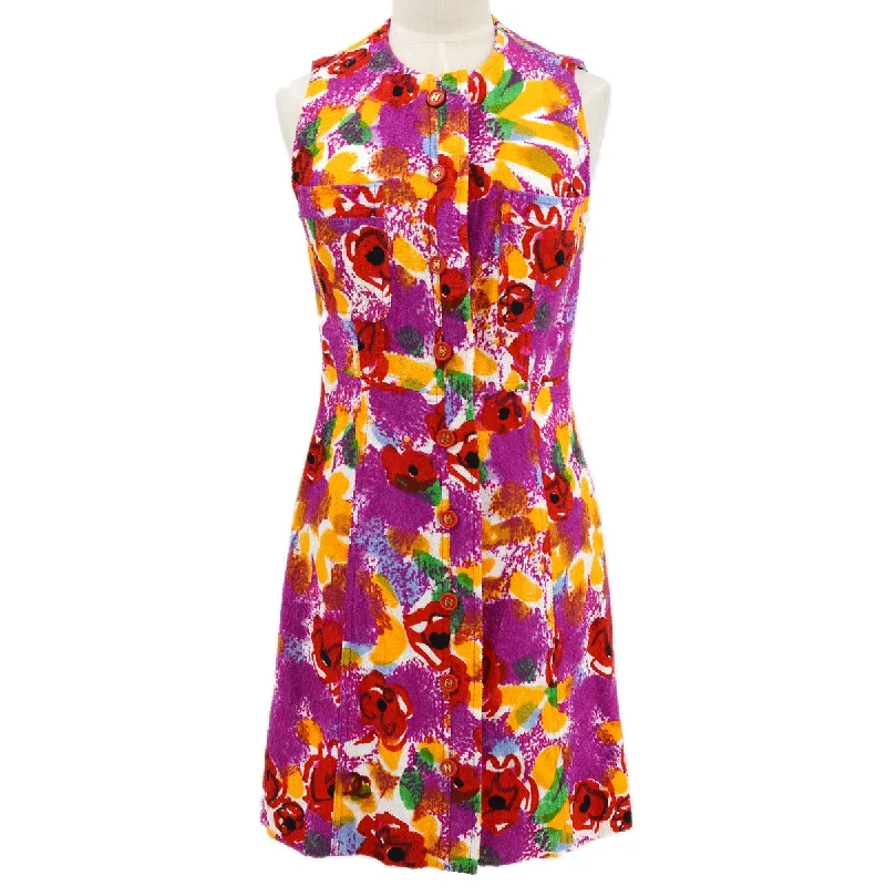 Chanel 1997 Spring floral mini summer dress #38