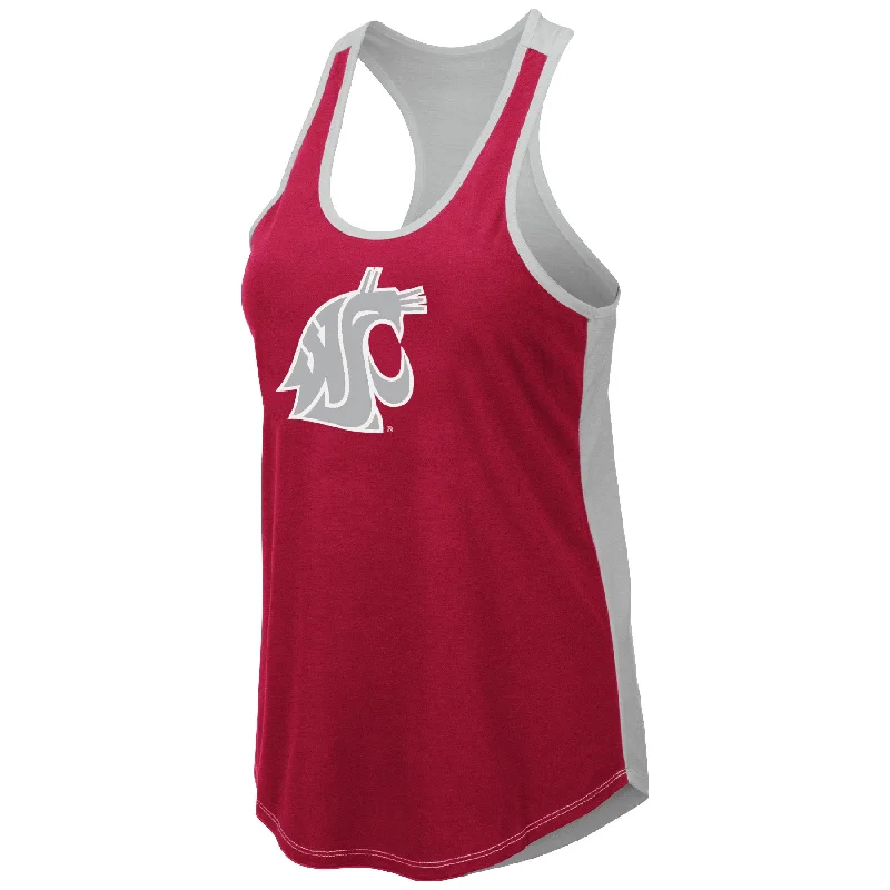 Ladies Racerback Tank cold shoulder tank