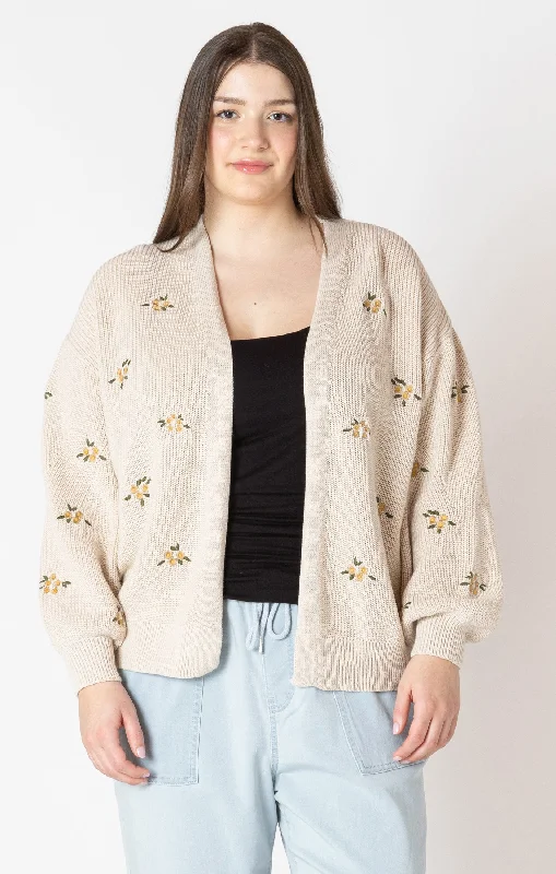 Curvy Vienna Cardigan Patchwork Embroidered Appliqued
