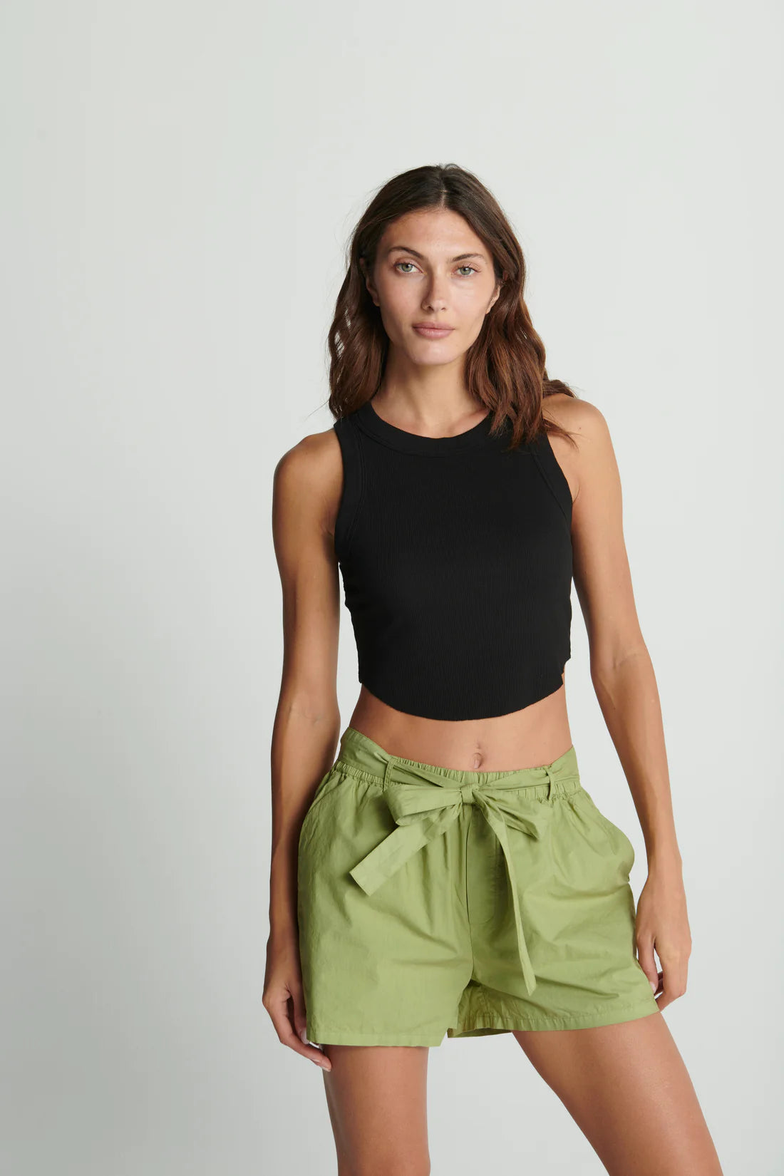 Annika Tank Black - Sundays long tank top