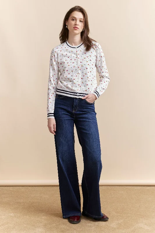 Printed cardigan Modern Contemporary chic
