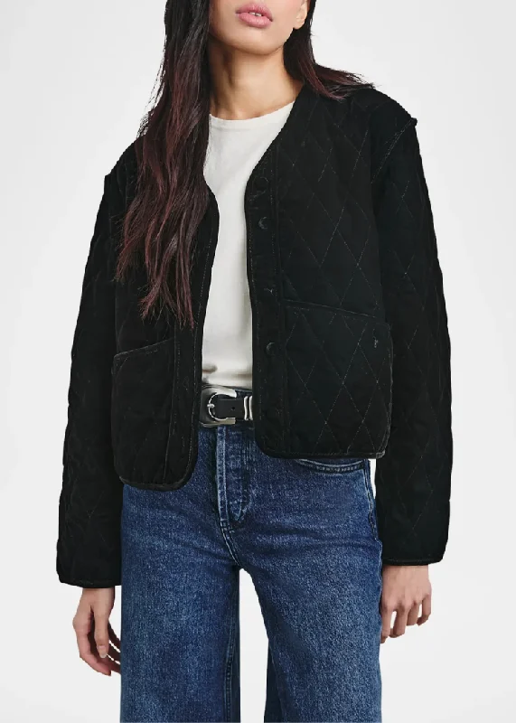 Rails Kiko Jacket- Black Velvet ***FINAL SALE*** Hoodie Zip-Up Jacket Button-Up Jacket Rails Kiko Jacket- Black Velvet ***FINAL SALE*** Hoodie Zip-Up Jacket Button-Up Jacket