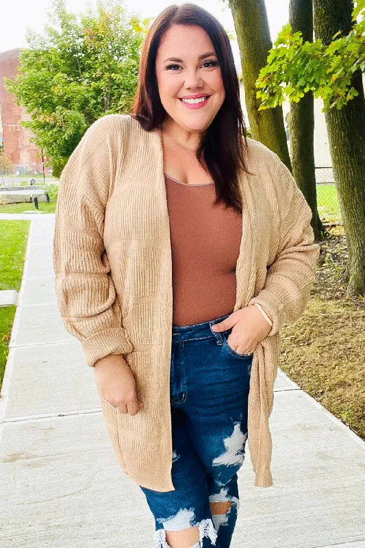 You Got This Oatmeal Striped Knit Open Cardigan Spandex Blend Rayon Blend Denim Blend You Got This Oatmeal Striped Knit Open Cardigan Spandex Blend Rayon Blend Denim Blend