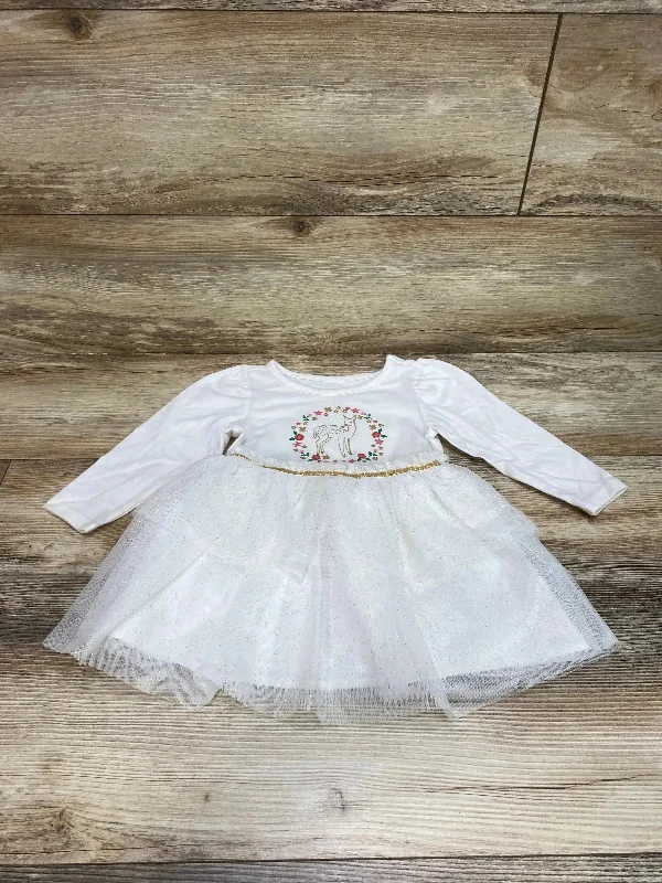 Cat & Jack Tulle Dress White sz 18m