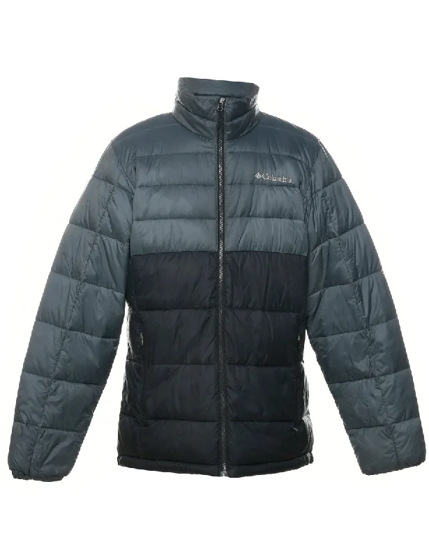 Columbia Puffer Jacket - S Front Pockets Side Pockets Patch Pockets