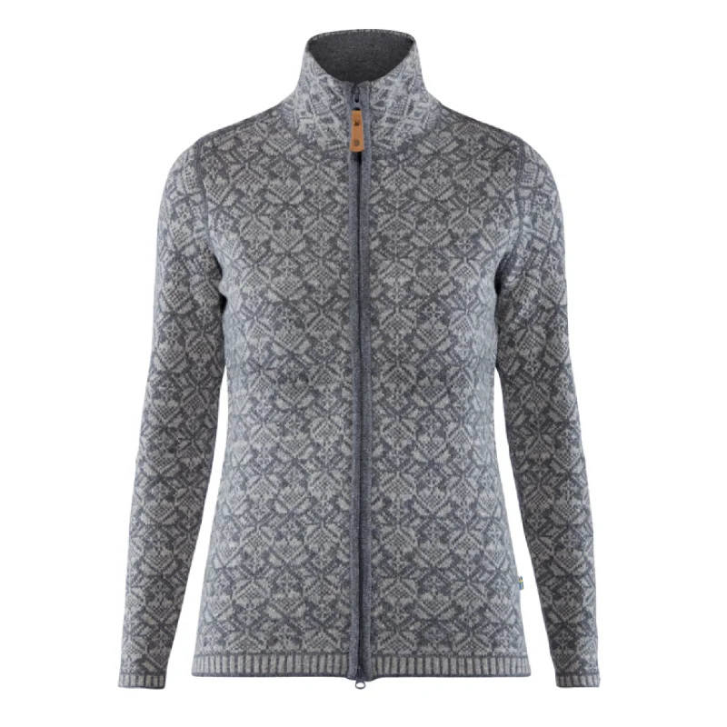 Fjallraven Women's Snow Cardigan Polka Dot Checkered Tartan