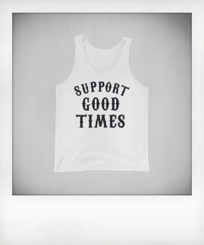 Support Logo Tank ribbed tank top