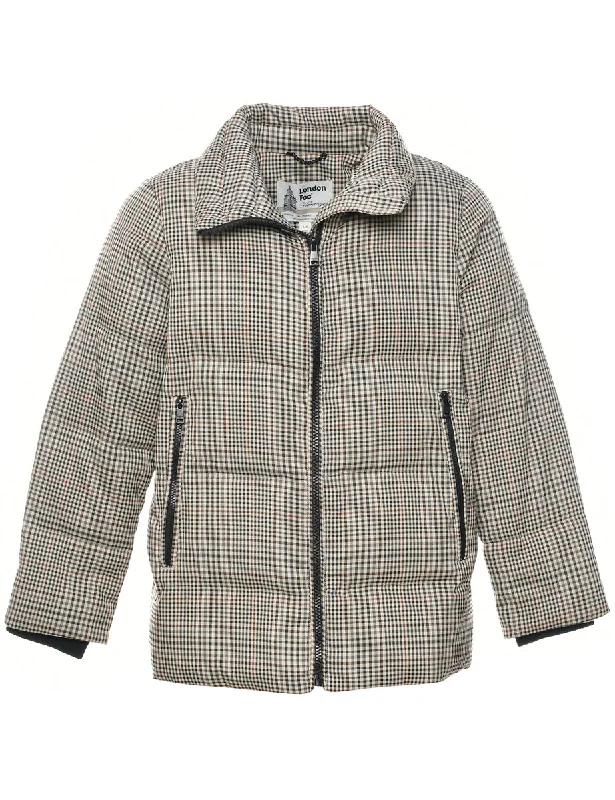 London Fog Puffer Jacket - L Cardigan Sweater Pullover