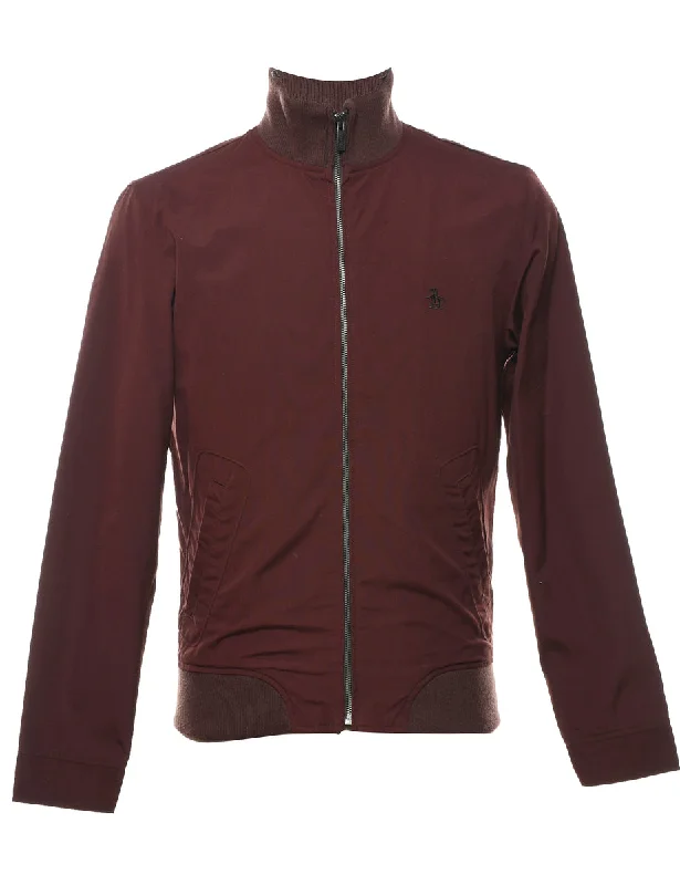 Maroon Jacket - S Tailored Jacket Straight Jacket A-Line Jacket