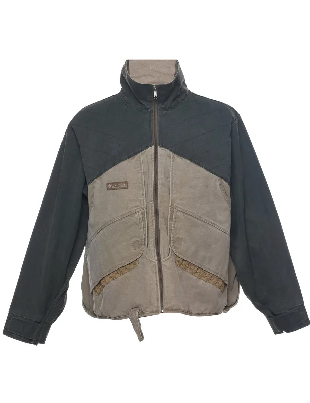 Columbia Workwear Jacket - L Welt Pockets Slit Pockets Flap Pockets