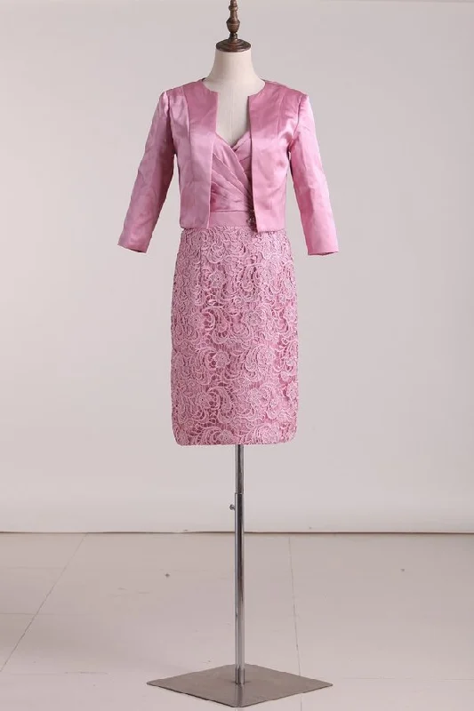 2024 V Neck Open Back Sheath Mother Of The Bride Dresses With Jacket Satin PNPGTS9K Quilted Jacket Puffer Jacket Insulated Jacket 2024 V Neck Open Back Sheath Mother Of The Bride Dresses With Jacket Satin PNPGTS9K Quilted Jacket Puffer Jacket Insulated Jacket