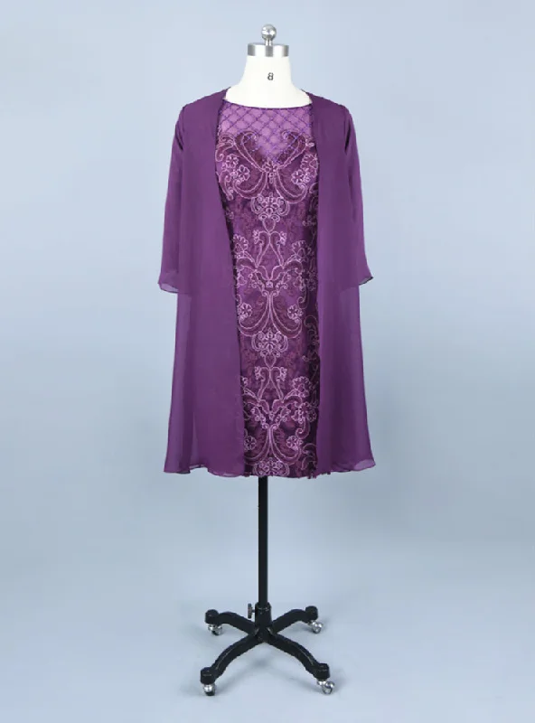 Purple Lace Mother of the Bride Dresses Chiffon Jacket Denim Jacket Leather Jacket Suede Jacket Purple Lace Mother of the Bride Dresses Chiffon Jacket Denim Jacket Leather Jacket Suede Jacket