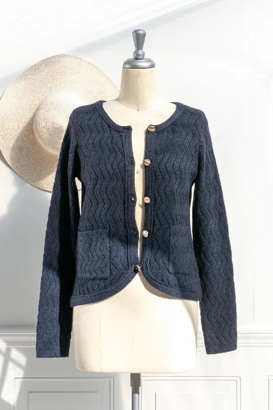 Cape Cod Cardigan Sweater Spandex Rayon Corduroy