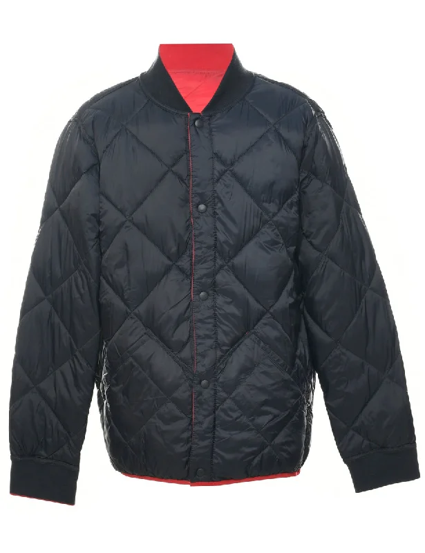 Calvin Klein Puffer Jacket - L Herringbone Jacket Houndstooth Jacket Plaid Jacket