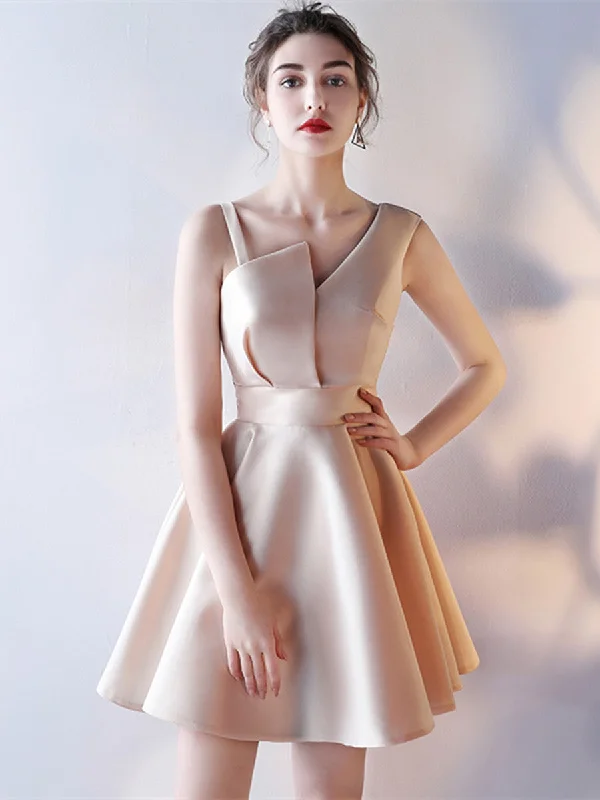 Custom Made Special Champagne Short Prom Dresses, Short Graduation Dresses, Formal Dresses Custom Made Special Champagne Short Prom Dresses, Short Graduation Dresses, Formal Dresses