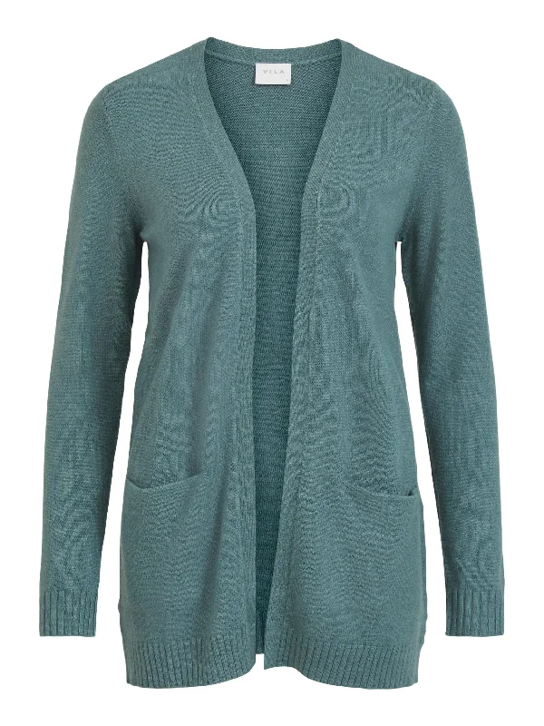 Vila Ril - Cardigan Real Fur Shearling Chenille