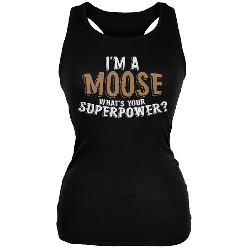 I'm A Moose What's Your Superpower Juniors Soft Tank Top essential tank top