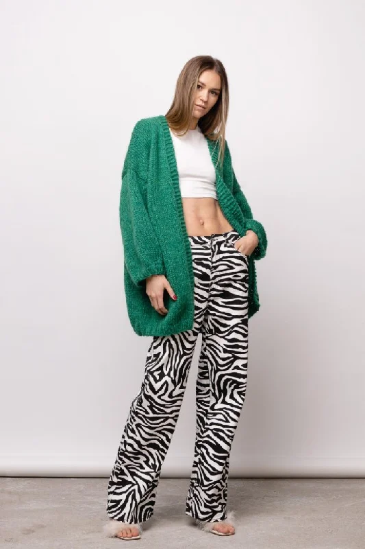 Jone Cardigan Collared Crew Neck Turtle Neck