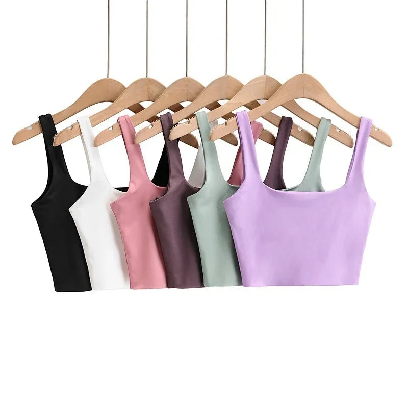Sexy Sleeveless Short Tank Tops stylish tank top