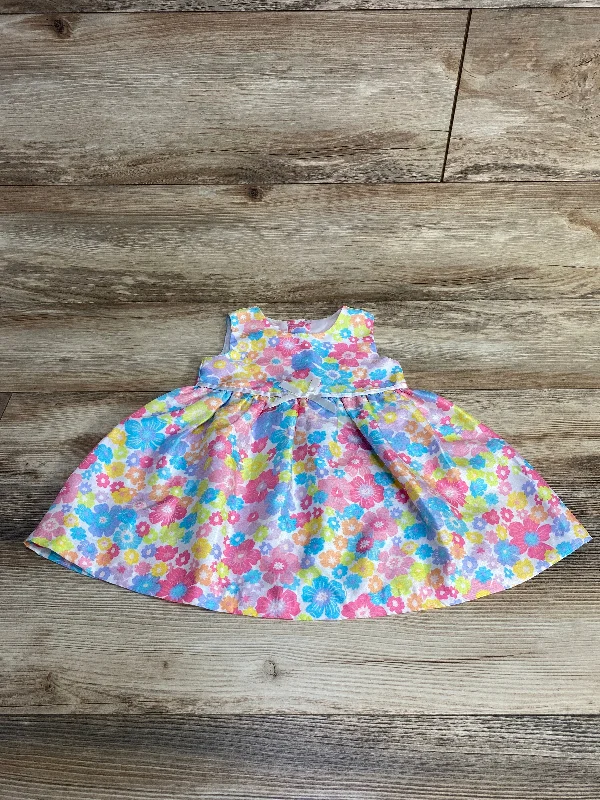 Bonnie Baby Floral Dress White sz 18m