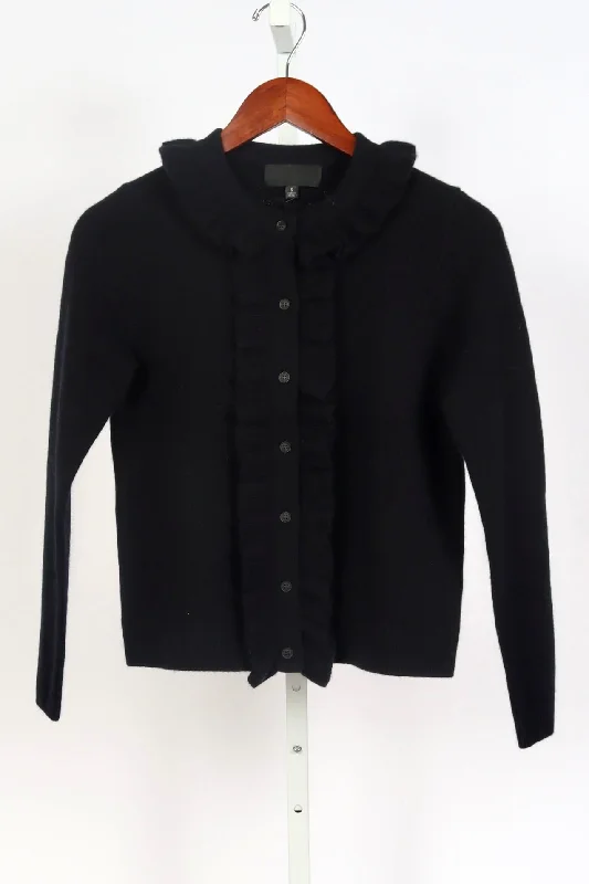 Neave Cardigan - Dark Navy Hooded Cardigan Collared Cardigan Shawl Collar