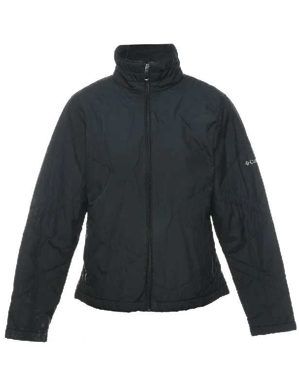 Columbia Puffer Jacket - M Notch Collar Peter Pan Collar Cowl Neck