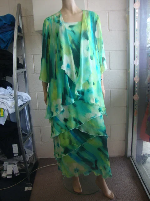 Lorissa Chiffon Dress & Jacket Snapped Jacket Toggled Jacket Drawstring Jacket