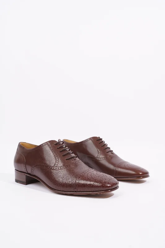 Gucci Mens Dress Brogue Brown EU 43 / UK 9