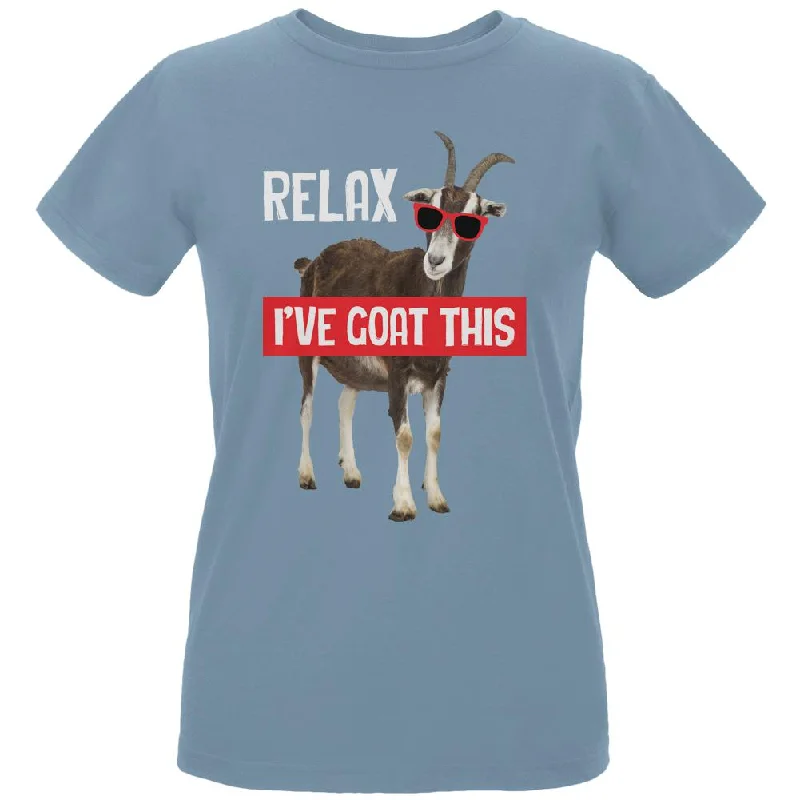 If you like animals puns or animals wearing sunglasses, you'll love this funny goat tank that says " fitness tank top